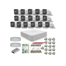 Hikvision 2 MP 16 Kameralı 500 GB Disk Dış Ortam AHD HD-TVI Full Kamera Seti