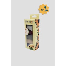 Defne Baby 5+1 Çift Premium Pamuklu Jakar Desenli Bebek Çorap Seti Sunflower Koleksiyonu Çok Renkli