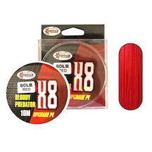 Hook Line 8x Upgrade Pe Bloody Predator Jigging Assist İpi 10mt Kırmızı-pembe Standart - 100 Lbs