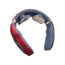 Servikal Omur Masajı Şarj Akıllı Puls Fizyoterapi Aleti Elektromanyetik Titreşim Boyun Koruyucu, Boyut:kırmızı Diğer Çok Renkli