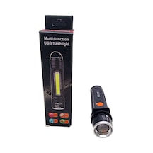 Zomlu Usb Şarjlı El Feneri Metal Kasa Timya/go1395 200898 Çok Renkli