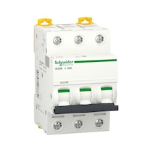 Schneider Electric Ik60N 3 Faz 50A 6 Ka C Tipi N Otomat A9K24350