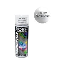Dorf Beyaz Sprey Boya Sinyal Beyaz Akrilik Ral9003 400ml