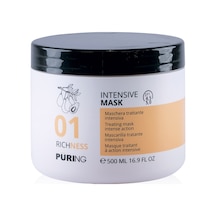 Purıng 01 Richness Kuru Yıpranmış Saçlar İçin Avokado&keten Tohumu Yağı Besleyici Onarıcı Saç Maskesi 500ml
