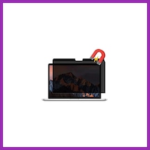 Bezos Macbook Air 13.3 Macbook Manyetik Hayalet Ekran Koruyucu - Siyah Bty