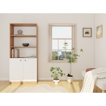 Sardes Kitaplık Marbella Kiraz / Beyaz