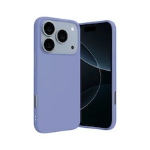 Apple Uyumlu iPhone 17 Pro Uyumlu Nano İçi Kadife Silikon - Lila