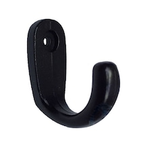 Büyük Tekli Fincan Askı, Dekor Askısı - Siyah, 12x23x30 Mm