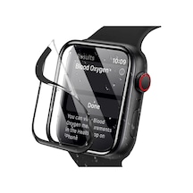 Piili Apple Watch Uyumlu 45mm Seramik Ekran Koruyucu Şeffaf