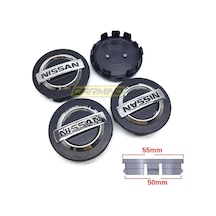 Nissan Qashqai-Juke Jant Göbeği Siyah 48-54Mm