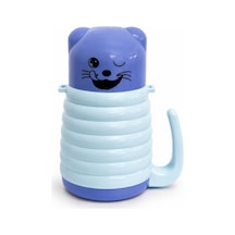 Çocuk Çelik Matara - Emojili - 350 Ml - Mavi - 200339 Diğer