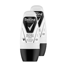 Rexona Invisible Black+White Erkek Roll-On Deodorant 2 x 50 ML