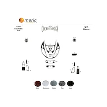 Meriç® Ford Courier Ön Torpido Kaplama 30 Parça 2014-2019 (530156306)