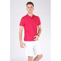 Giyim Dünyası Erkek Polo Yaka T-Shirt Kırmızı - 538488444