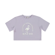 Civil Girls Flamingo Baskılı 10-13 Yaş Tişört Lila Civil Girls Flamingo Baskılı 10-13 Yaş Tişört Lila