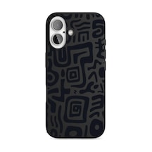 Lavreduar Iphone 16 İle Uyumlu Desenli Telefon Kılıfı - Dayanıklı, İnce Hafif - Darbeye Dayanıklı Silikon Malzeme - Kamera Ekran Koruması Labirent Sku: Smg8690010124289