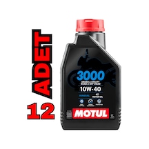 Motul 3000 10W-40 4T Motosiklet Motor Yağı 1 L - 12 Adet
