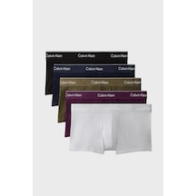 Calvin Klein Pamuklu 5 Pack Boxer Lv00nb43904mm Erkek Boxer Lv00nb4390 4mm Siyah-lacivert-haki-mürdüm-beyaz Siyah-lacivert-haki-mürdüm-bey