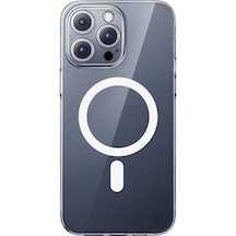 Baseus Apple Uyumlu iPhone 15 Pro Max Os-lucent Magsafe Telefon Kılıfı Şeffaf