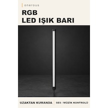 Onerous Rgb Işık Efektli Müzik Duyarlı Led Işık, Müzik Kontrollü Çok Renkli