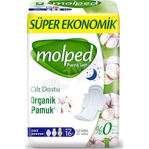 2 Adet Molped Pure&soft Süper Ekonomik Gece Hijyenik Ped 16'lı