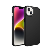 Apple Uyumlu iPhone 14 Kilif Metal Çerçeve Ve Buton Tasarimli Silikon Z 563309900