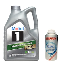 Mobil 1 0W-20 Tam Sentetik Motor Yağı 5 L + Intermax Klima Temizleyici 150 ML