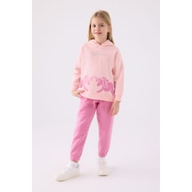 Rolypoly Kız Çocuk Pembe Eşofman Takımı Rp3473-c-v1 Pembe