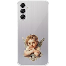 Samsung Galaxy A14 Uyumlu Cupid's Dream Eros Un Rüyası Baskılı Silikon Kılıf Renkli