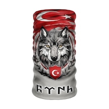 Bebo Store Extreme Outdoor Spor , Motorcu Ve Bisiklet Kullananlara Özel Desenli Buff Boyunluk Bandana Balaklava Kurt-212 Çok Renkli