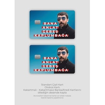 2li Set Bana Anlat Gebeş Kaplumbağa Kart Kaplama Sticker Kart Etiketi Diğer