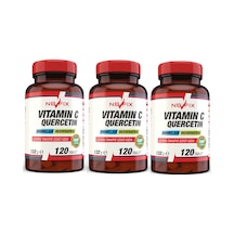 Nevfix Vitamin C Bromelian Quercetin 120 Tablet X 3 Kutu 360 Tab