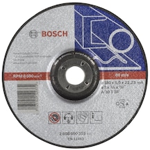 Bosch Expert For Metal Bombeli Taşlama Diski 180 x 6.0 MM - 2608600315