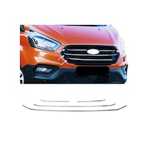Ford Custom Krom Ön Panjur 4 Prç P.çelik 2018 Ve Üzeri