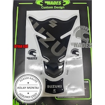 Hades Motosiklet Aksesuarları Suzuki Tank Pad Gri