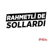 Rahmetli De Sollardı Oto Sticker Cam Sticker (469760553)