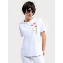 LOFT Regular Fit Kadın Tshirt K.kol Lf2036541 Q1.v1 Beyaz