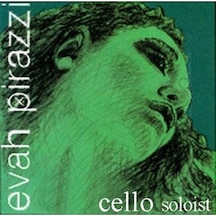 Pirastro 332180 Çello Tek Teli - Evah Pirazzi Soloist A La 4/4 Çellolarla Tam Uyumlu Üst Segment - Çelik Çekirdek Parlak Ve Odaklanmış Ses, Hızlı Yay Tepkisi, Üst Düzey Projeksiyon Uyum: 4/4 Çellolar İçin 1. Tel Solo Kullanım