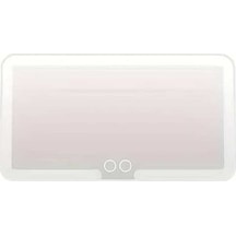 Fastbuy Dream011 Beyaz Çift Düğmeli 1 Karat Led Işıklı Araç Aynası, 3 Modlu Aydınlatma, Dokunmatik Beyaz Beyaz