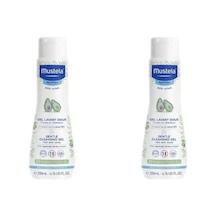 Mustela Gentle Cleansing Gel Saç ve Vücut Şampuanı 200 ml 2 Adet