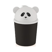 Masaüstü Çöp Kovası Qlux Bpa İçermez Panda Çöp Kutusu