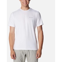 Columbia Men's Tech Trail Crew Neck Shirt Iı Erkek Tişört Beyaz Ao5545-100 001
