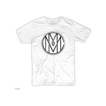 Marilyn Manson Circle Logo Beyaz Tişört (440097960) Beyaz