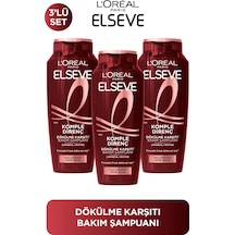 ELSEVE Komple Direnç Dökülme Karşıtı Şampuan 300 ml 3'lü Set