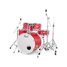Pearl Dmp905/c899 Decade Maple Matte Racing Red 5 Parça 20b/10t/12t/14f/14s Aksamlı Akustik Davul Seti