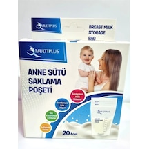 Multiplus Anne Sütü Saklama Poşeti 20'Li
