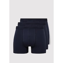 Mavi Erkek 3'lü Paket Boxer Lacivert 0911414-30761