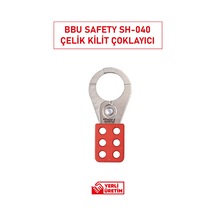 Bbu Safety Sh-040 Çelik Kilit Çoklayıcı 6 Kilitli Loto Güvenlik Aparatı Endüstriyel İş Güvenliği