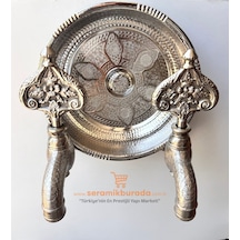 Sb Hamam Taslı İkili Desenli Özel Osmanlı Musluğu Saten