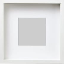 Beyaz Renk Çerçeve MeridyenDukkan Ev Dekorasyon 25x25 cm 1 Adet ,